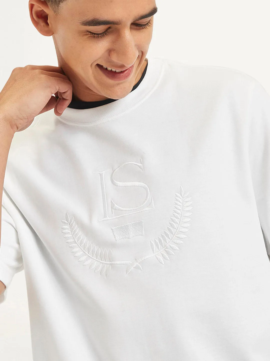 Men's Embroidered Regular Fit T-shirt LEVI'S