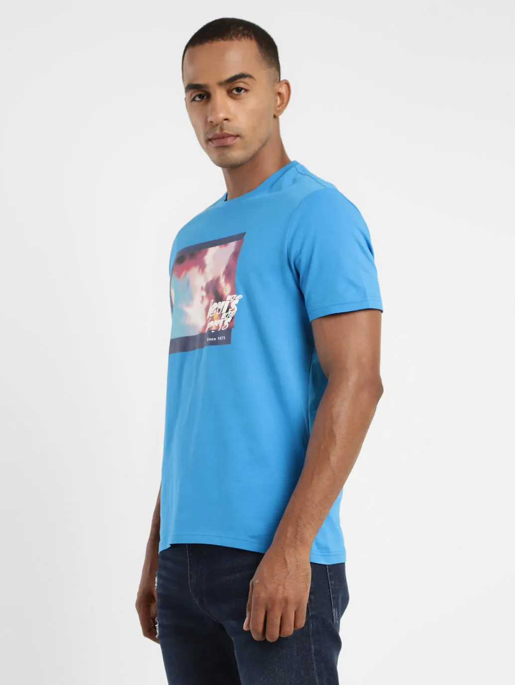 Men's Graphic Print Crew Neck T-shirt LEVI'S