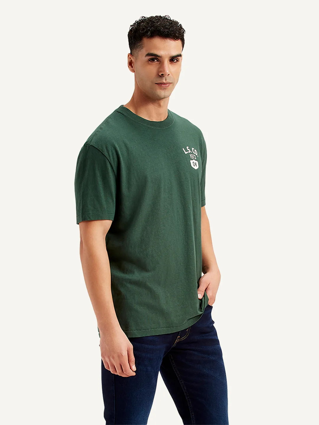 Men's Graphic Print Crew Neck T-shirt LEVI'S