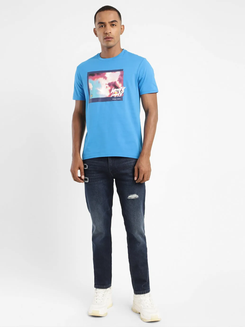 Men's Graphic Print Crew Neck T-shirt LEVI'S