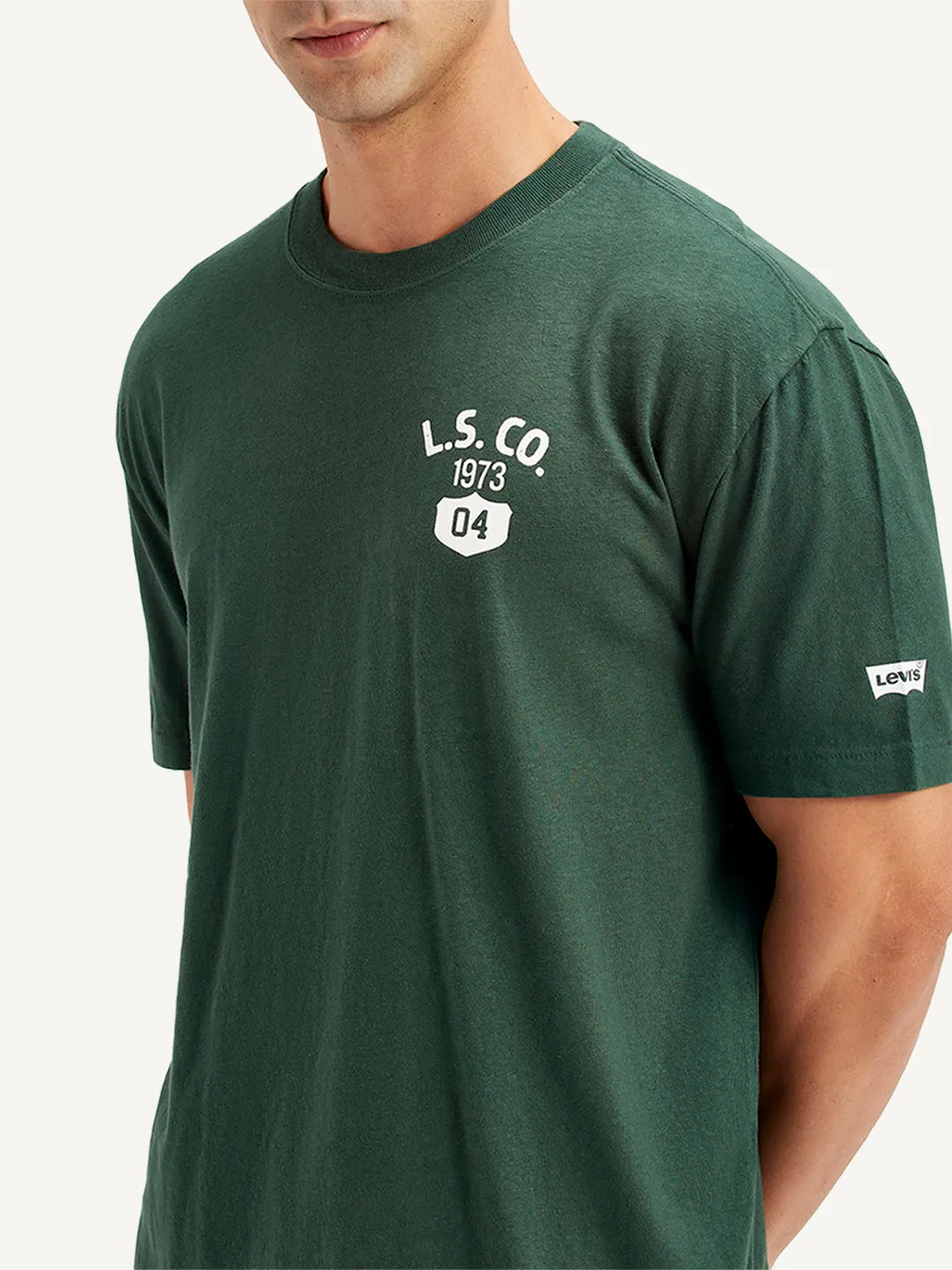 Men's Graphic Print Crew Neck T-shirt LEVI'S