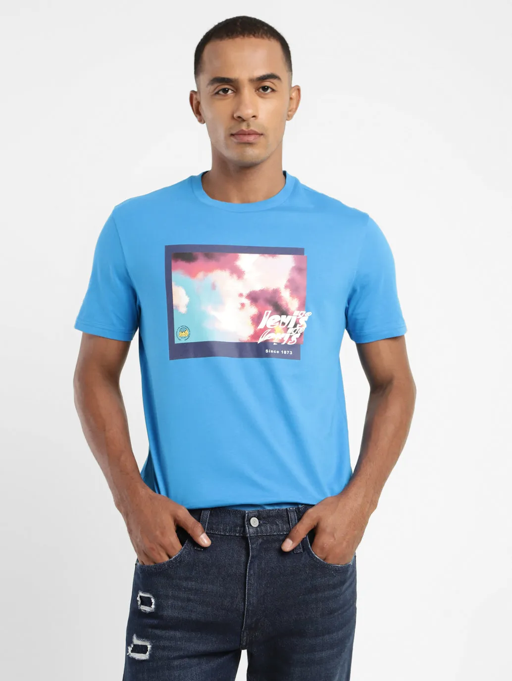 Men's Graphic Print Crew Neck T-shirt LEVI'S