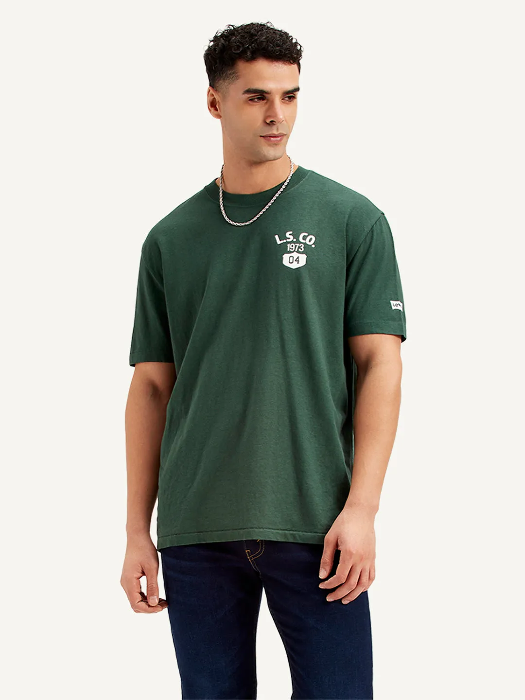 Men's Graphic Print Crew Neck T-shirt LEVI'S