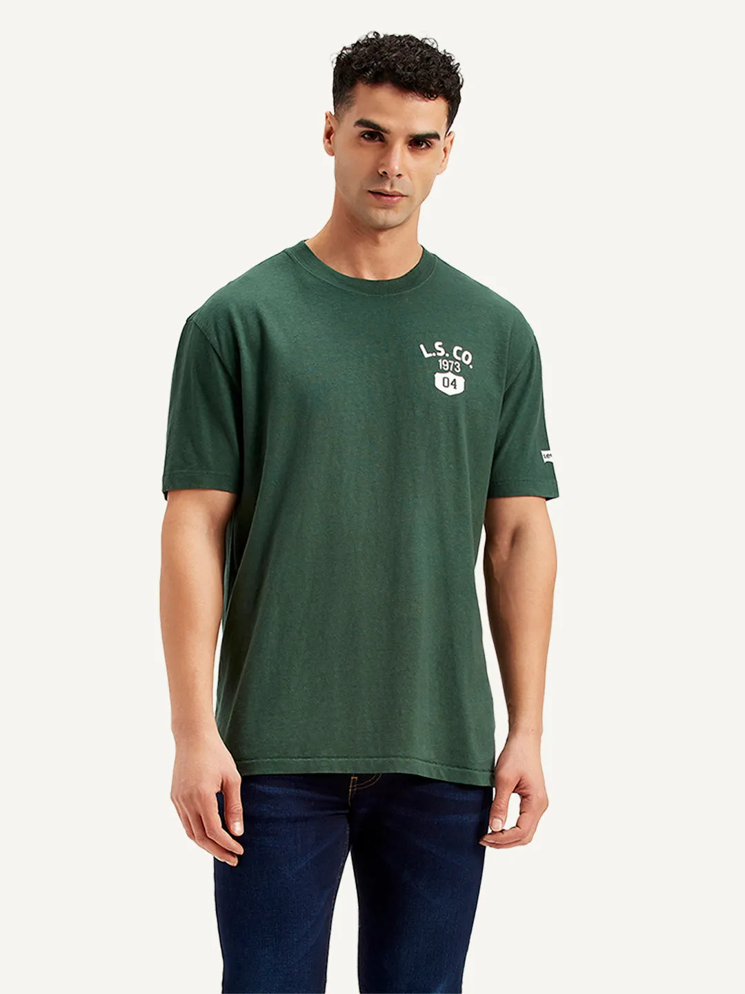 Men's Graphic Print Crew Neck T-shirt LEVI'S