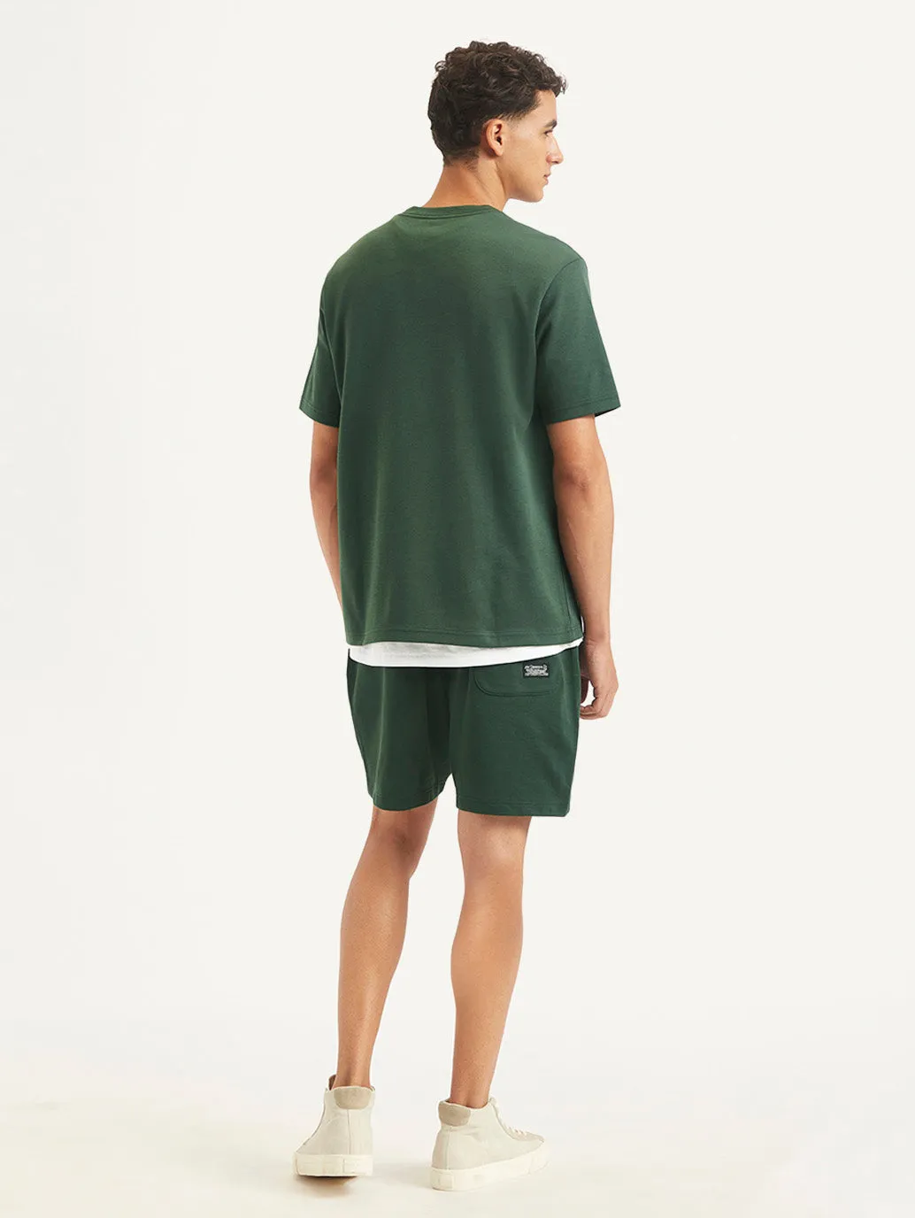 Men's Typographic Print Crew Neck T-shirt LEVI'S