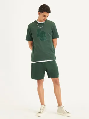 Men's Typographic Print Crew Neck T-shirt LEVI'S