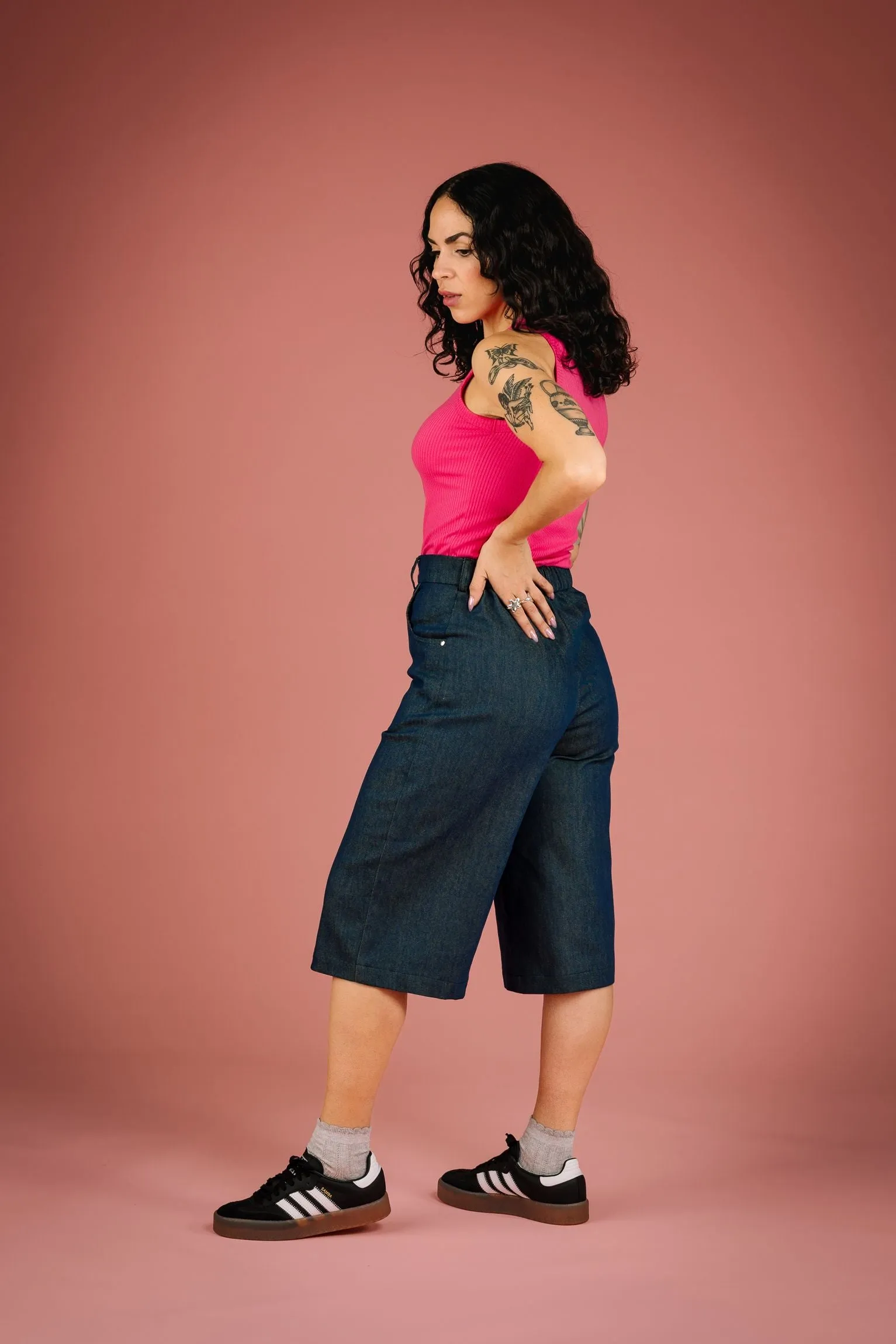 MERCEDES MORIN - CRUZE BERMUDA SHORTS - DENIM - SS25