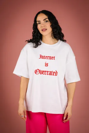 MERCEDES MORIN - INTERNET T-SHIRT - WHITE - SS25