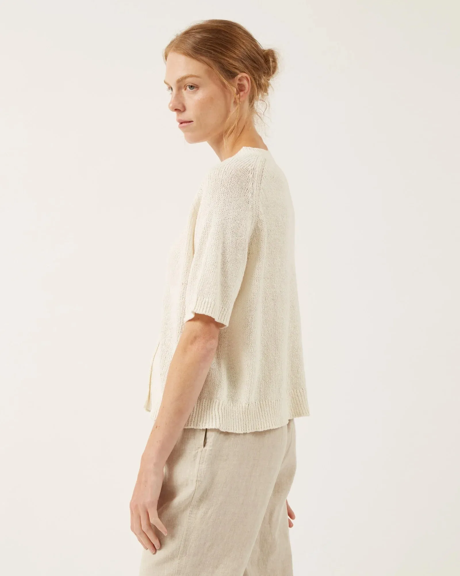 NAIF - ANIA CARDIGAN - IVORY - SS25