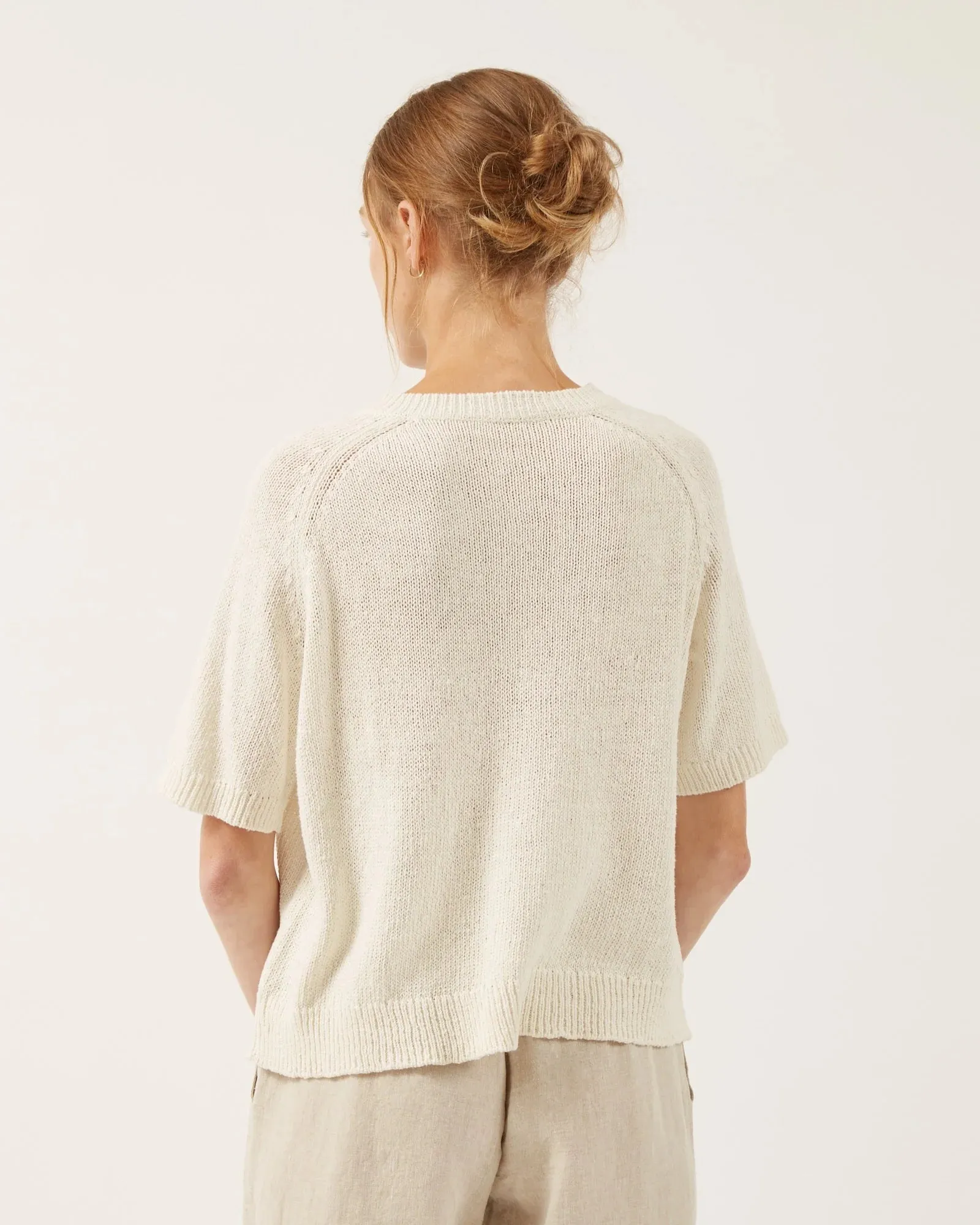 NAIF - ANIA CARDIGAN - IVORY - SS25