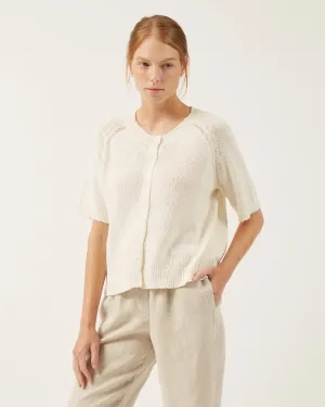 NAIF - ANIA CARDIGAN - IVORY - SS25