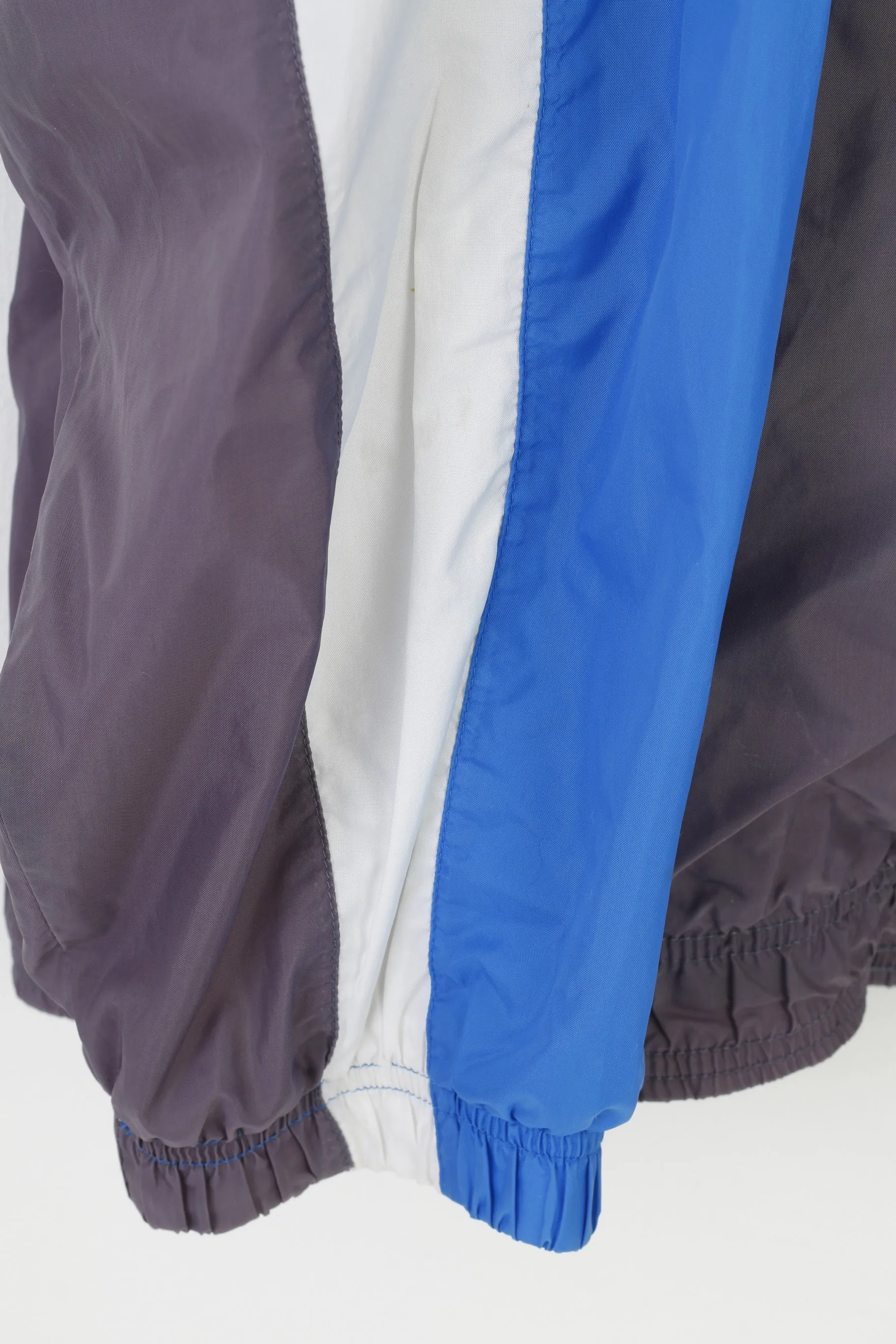 Nike Men XXL Jacket Blue Vintage 90s Full Zipper Sportswear Oldschool Bomber Top