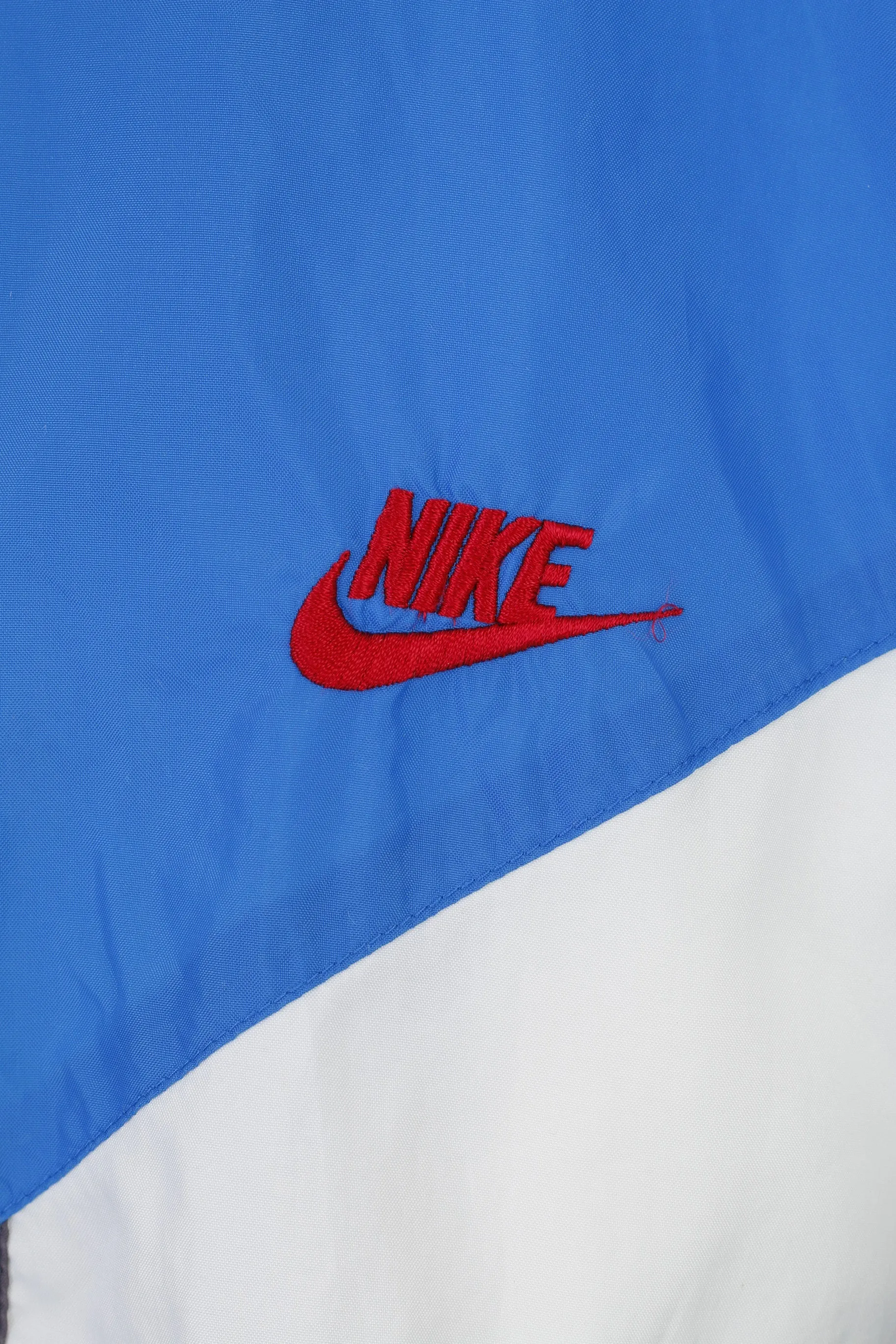Nike Men XXL Jacket Blue Vintage 90s Full Zipper Sportswear Oldschool Bomber Top