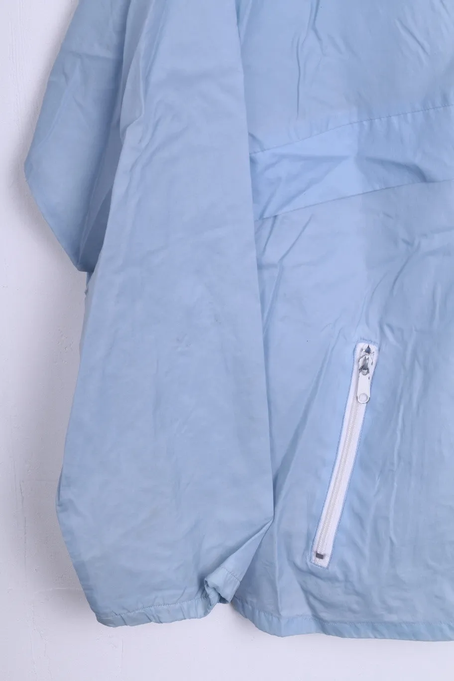 Pina Colada M Jacket Hood Nylon Waterproof Light Blue Sport