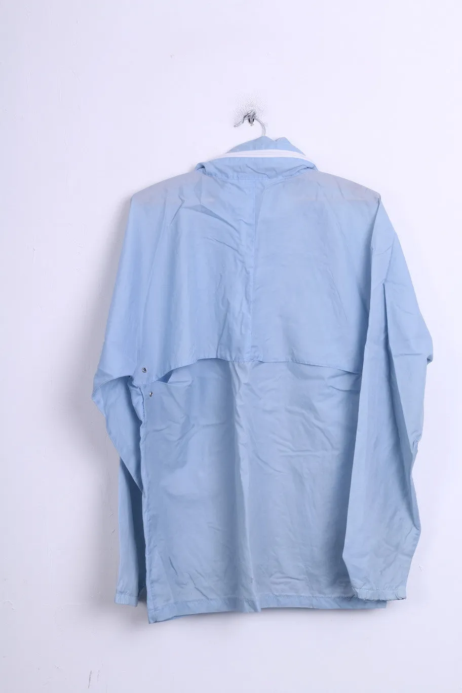Pina Colada M Jacket Hood Nylon Waterproof Light Blue Sport