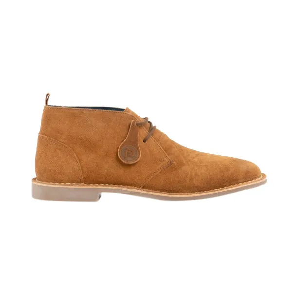 Popps VESPA Unisex Desert Boots Cognac