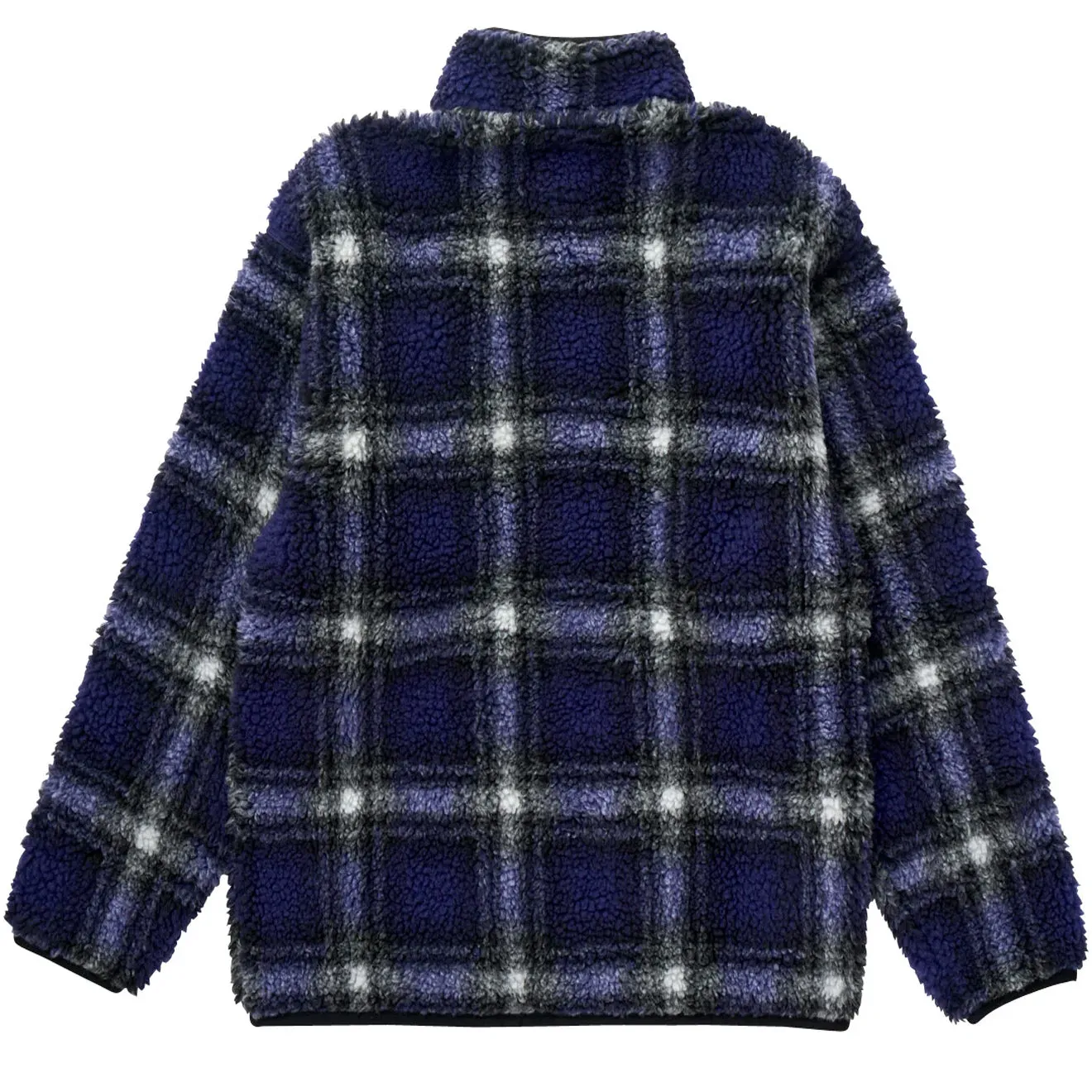 Premium Quality Gramicci Womens Shadow Plaid Sherpa Jacket Purple Shadow Plaid  Last Chance!