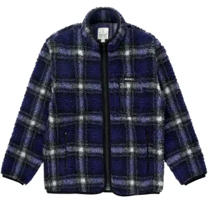 Premium Quality Gramicci Womens Shadow Plaid Sherpa Jacket Purple Shadow Plaid  Last Chance!