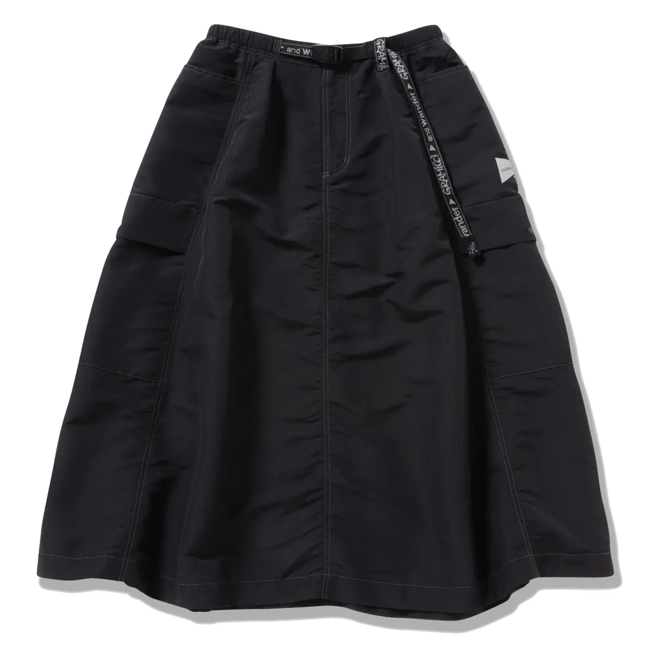 Premium Quality Gramicci x And Wander Womens Ripstop Voyager Skirt Black  Dont Miss Out!