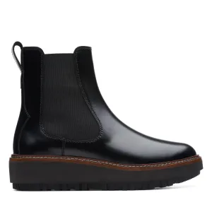 Reformation Clarks Orianna W Up in Black Leather