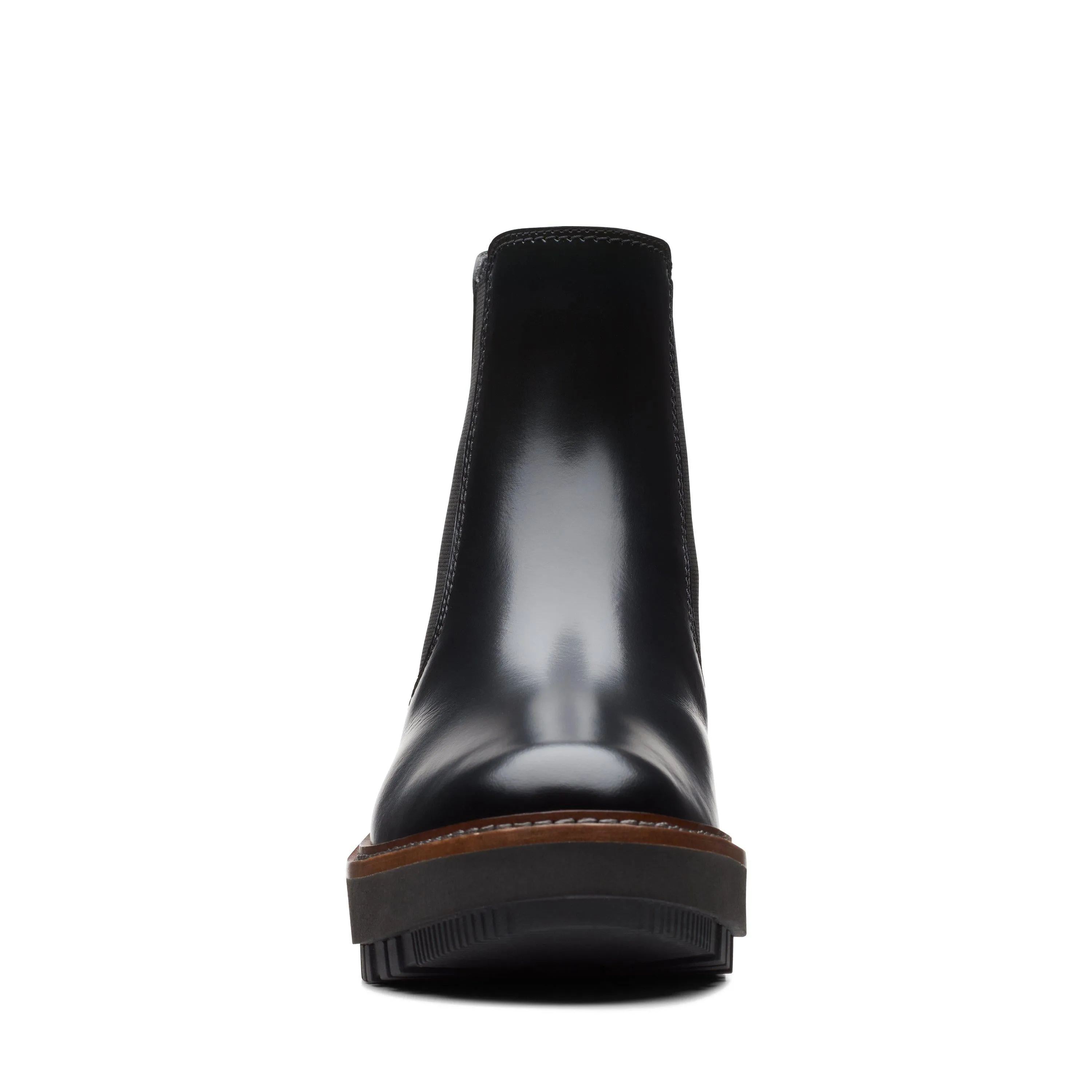 Reformation Clarks Orianna W Up in Black Leather