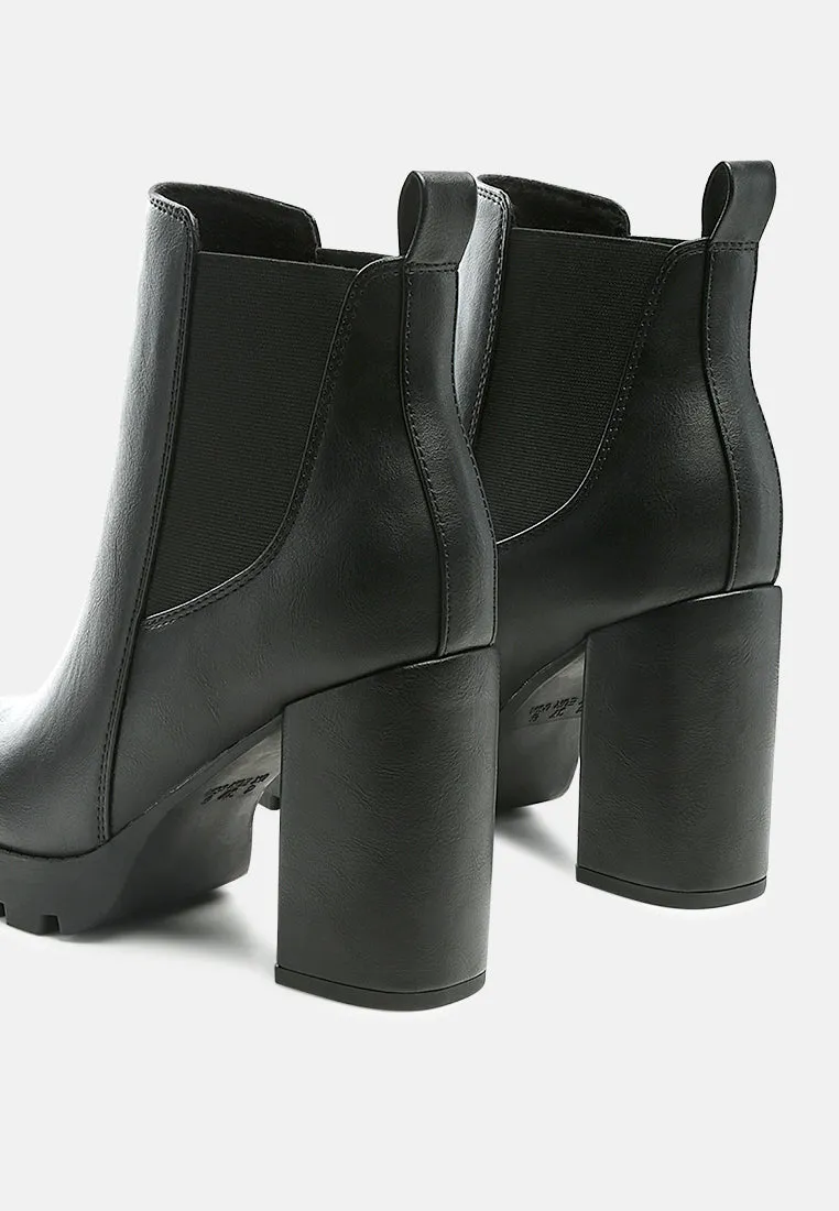 Reformation sonia block heeled boots