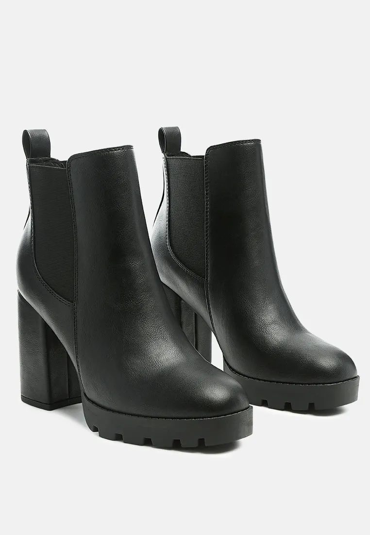 Reformation sonia block heeled boots