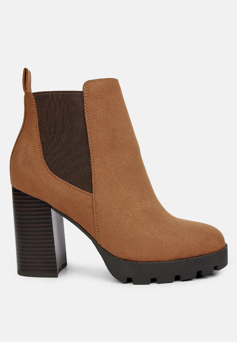 Reformation sonia block heeled boots