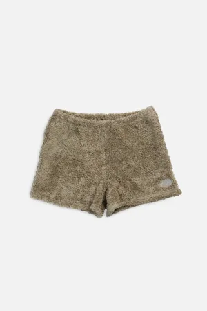 Rework North Face Fuzzy Shorts - L Frankie