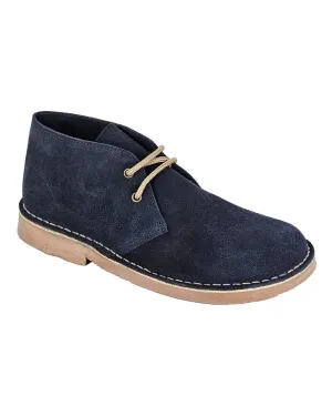 Roamers Round Toe Desert Boots - Lightweight Trail Shoes for Women