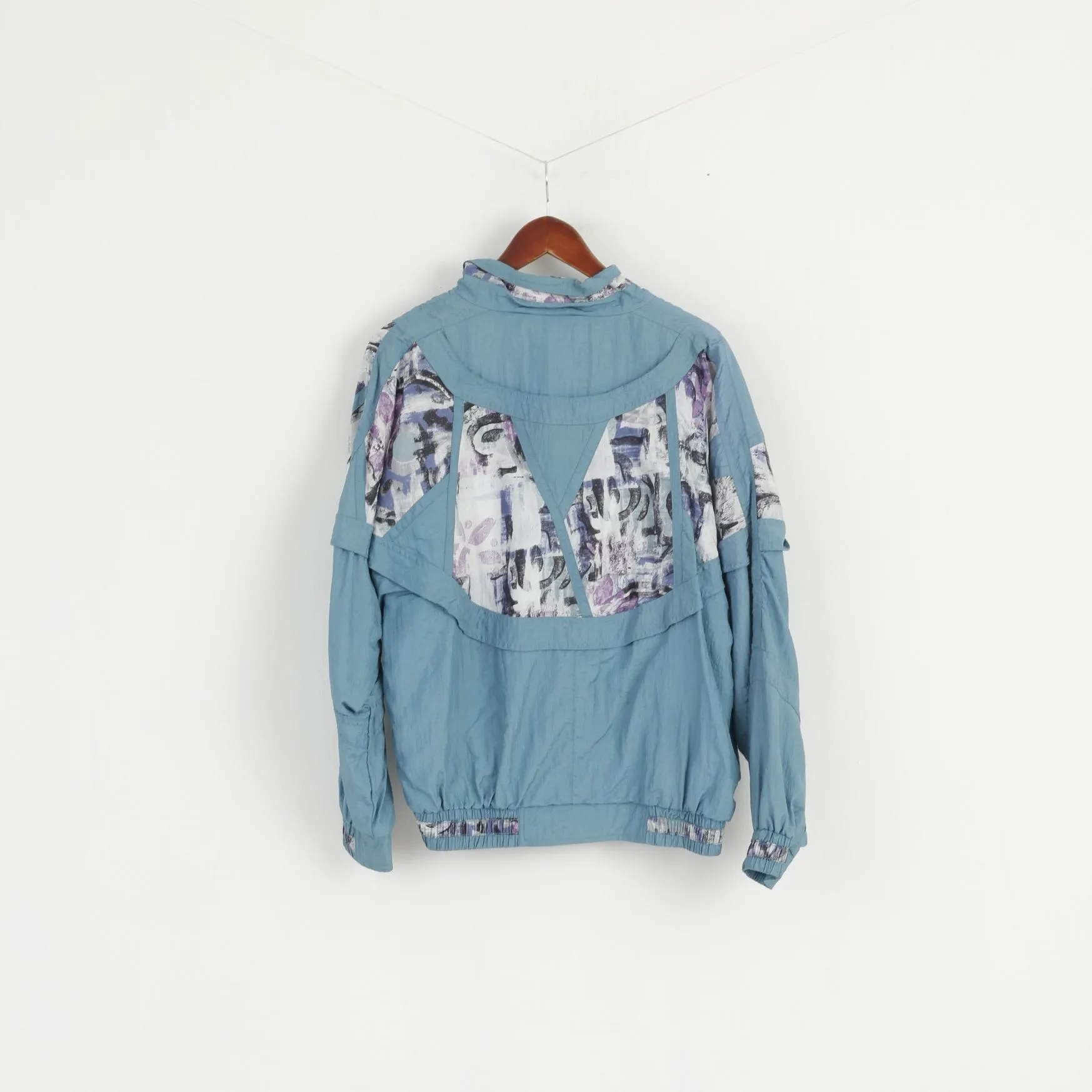 RODEO C&A Women 42 L Jacket Sea Green Nylon Waterproof Festival Vintage Top