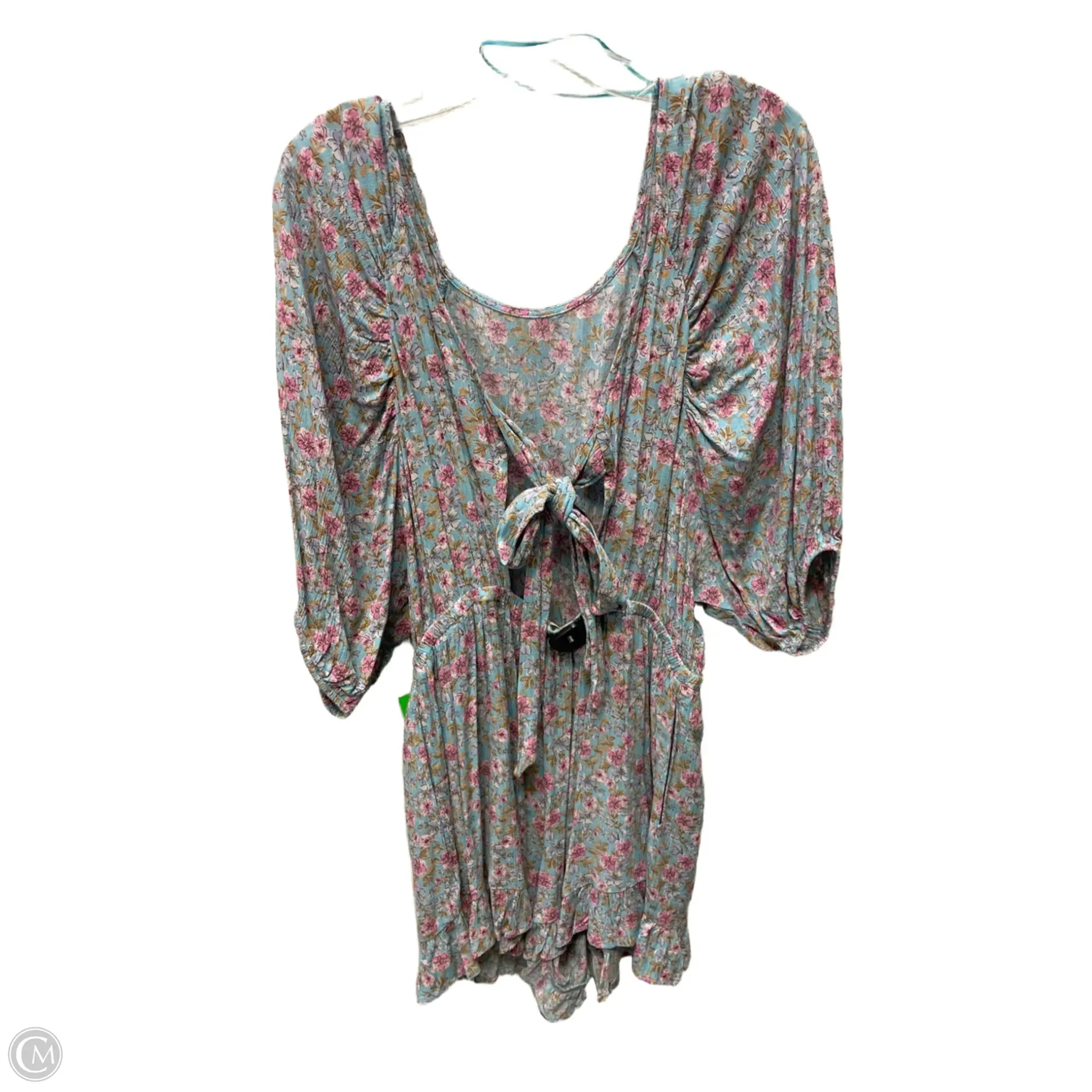 Romper By Allie Rose In Floral Print, Size: L