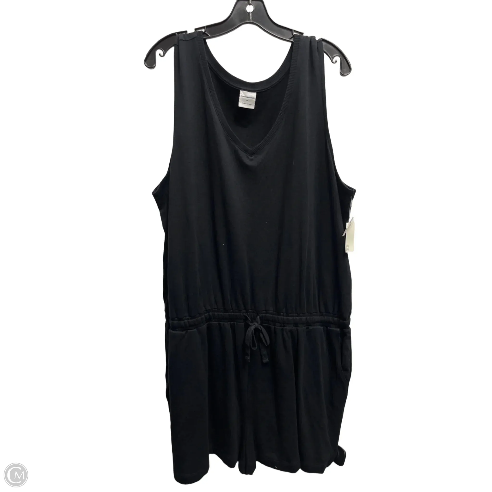 Romper By Amazon Essentials In Black, Size: Xxl