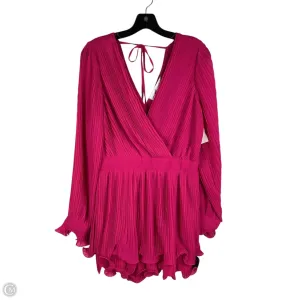 Romper By Endless Rose In Pink, Size: M