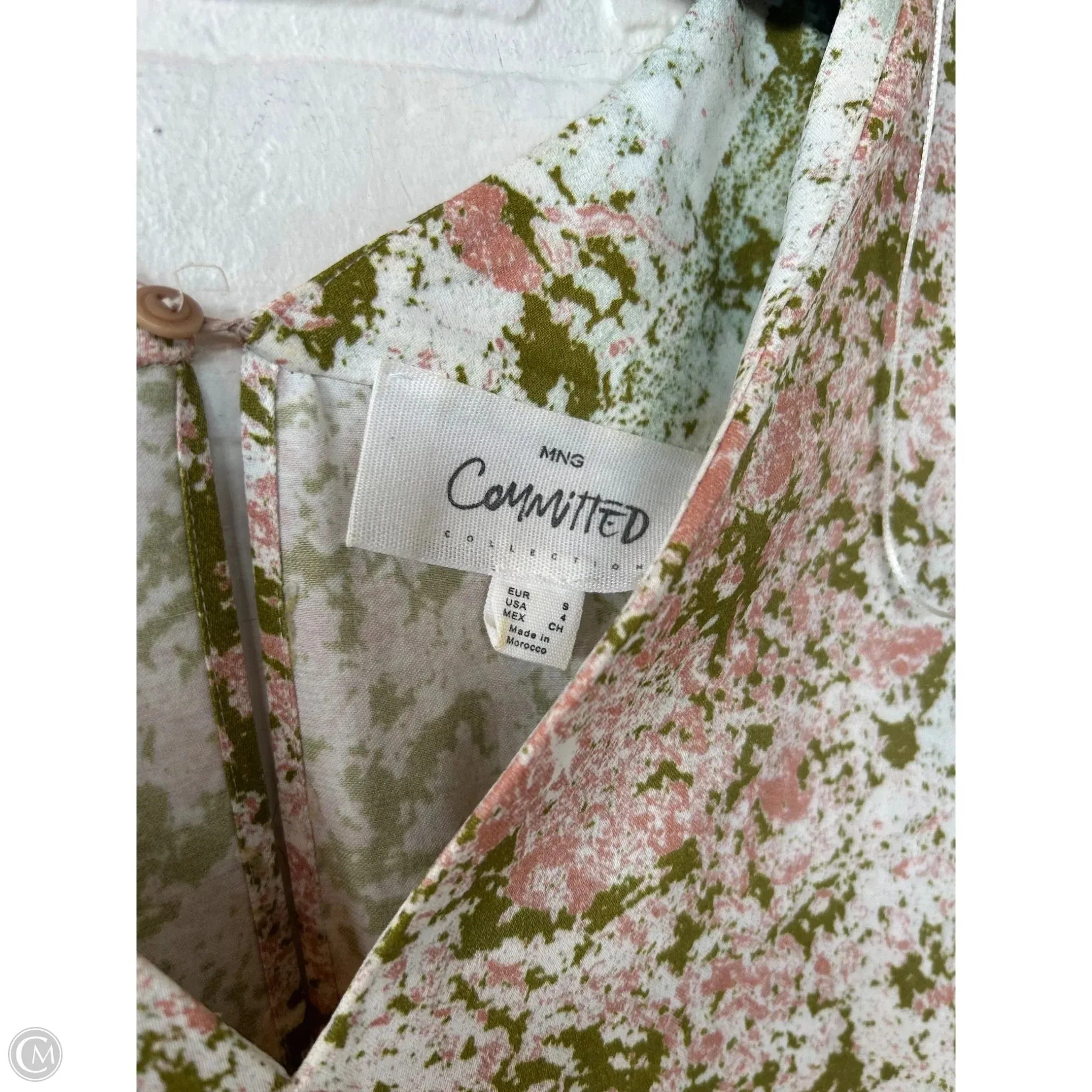 Romper By Mng In Green & Pink, Size: S