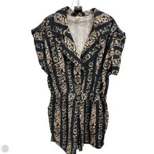 Romper By Tiny In Black & Cream, Size: L