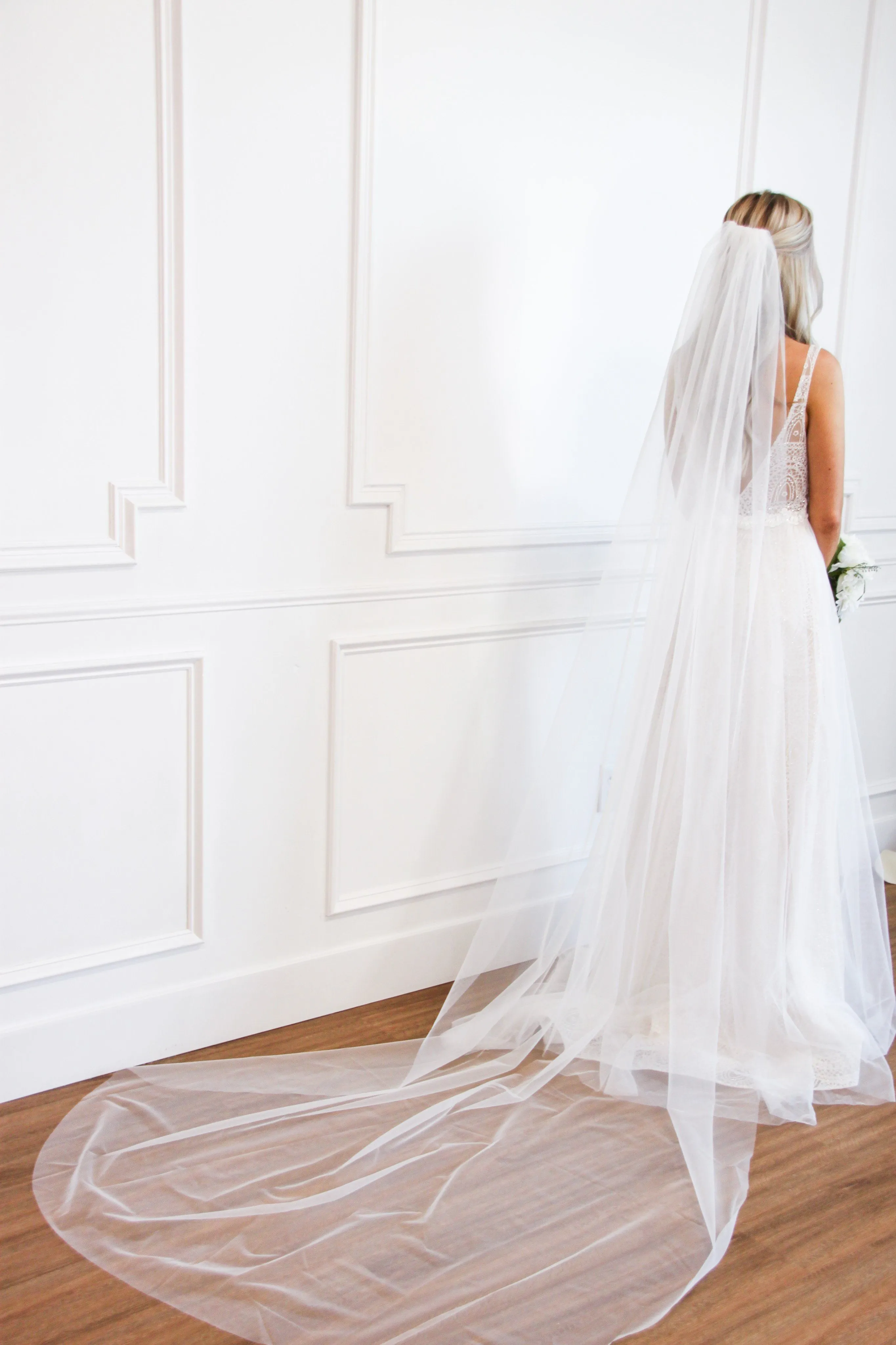 Say I Do Lace Wedding Dress: Ivory/Nude