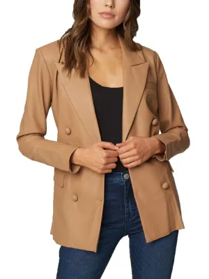 Selling Fast Sleek Vegan Leather Blazer  Almost Gone!