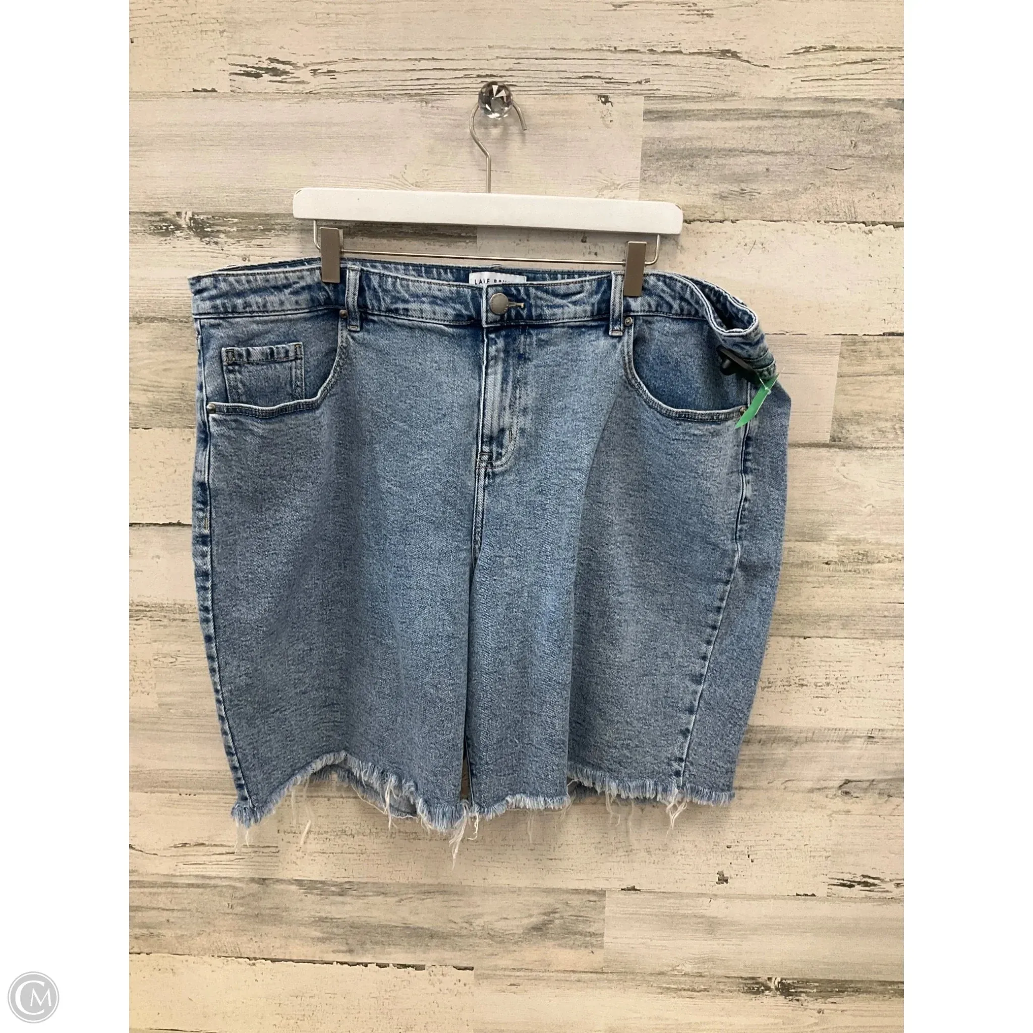 Shorts By Lane Bryant In Blue Denim, Size: 20