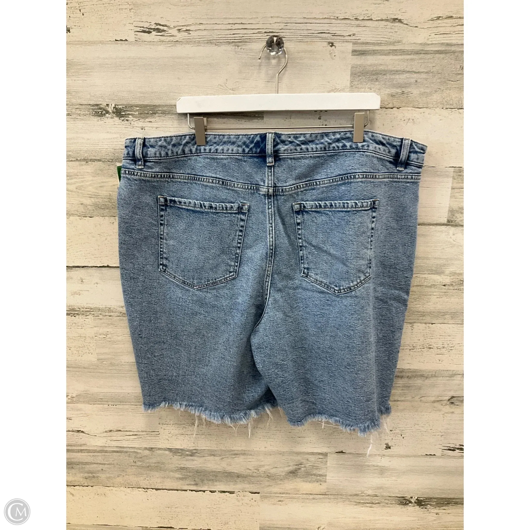 Shorts By Lane Bryant In Blue Denim, Size: 20
