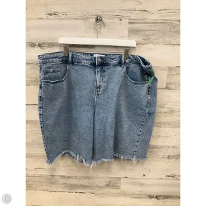 Shorts By Lane Bryant In Blue Denim, Size: 20