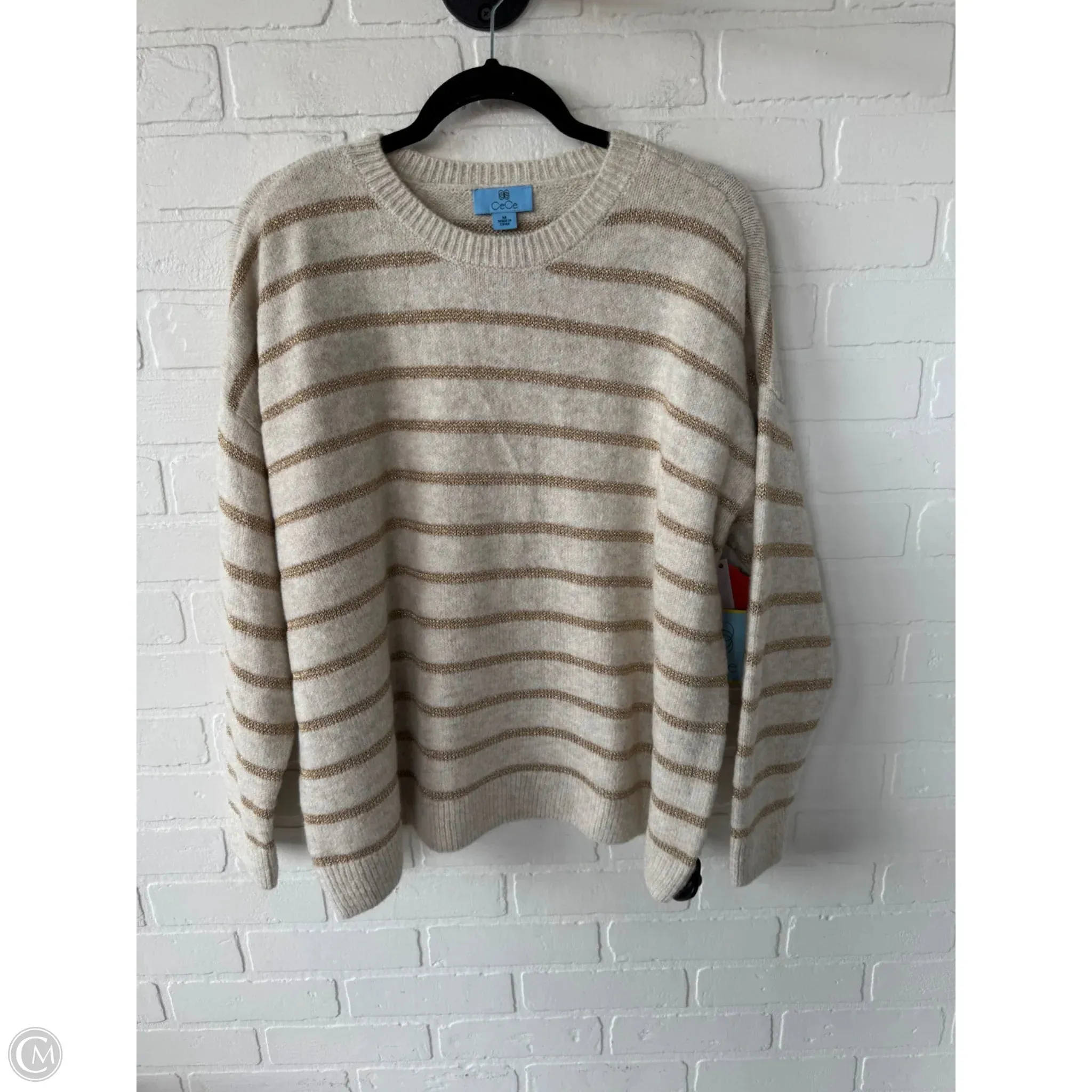 Sweater By Cece In Cream, Size: M