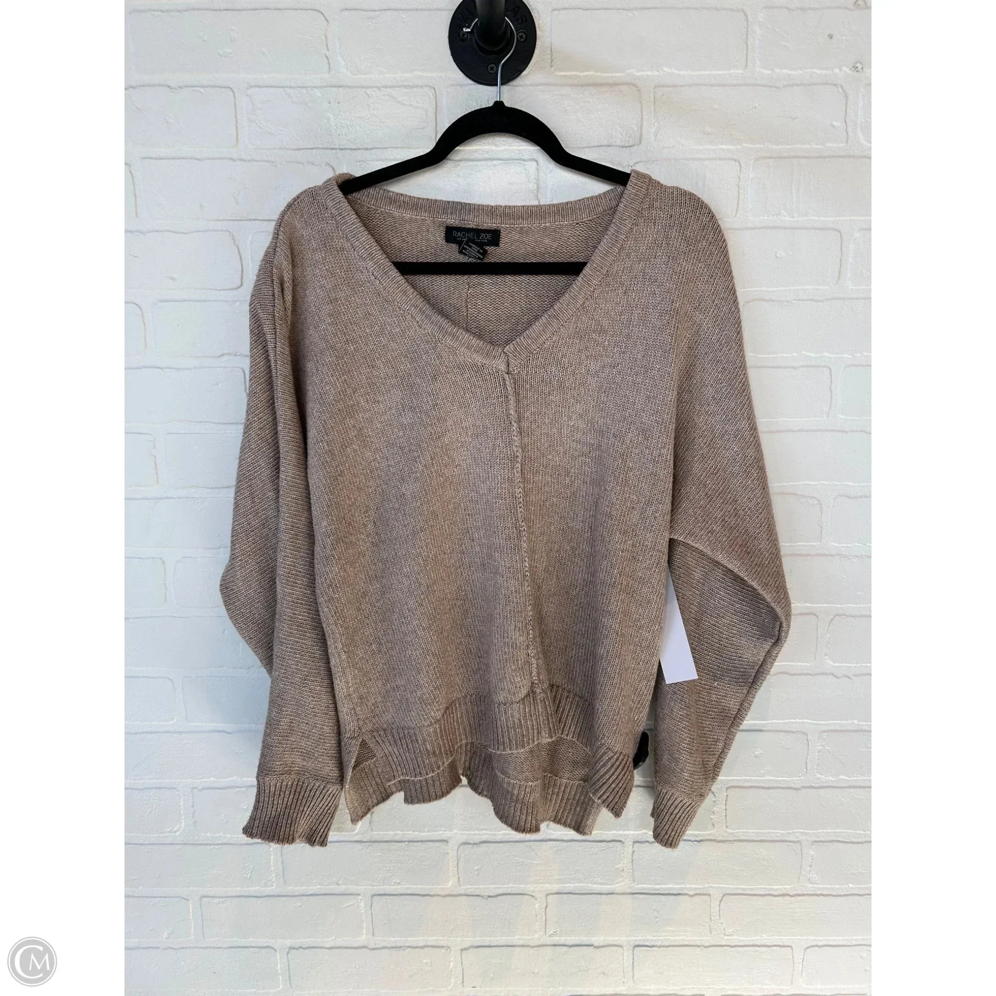 Sweater By Rachel Zoe In Tan, Size: Xl