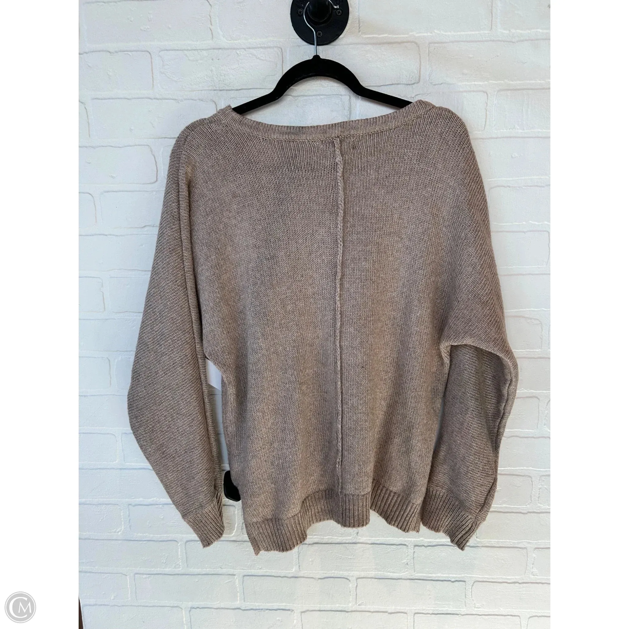 Sweater By Rachel Zoe In Tan, Size: Xl