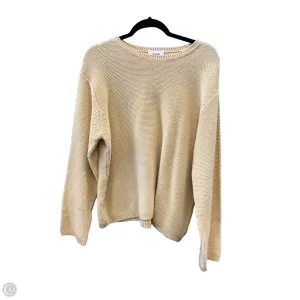 Sweater By Talbots In Yellow, Size: Xl