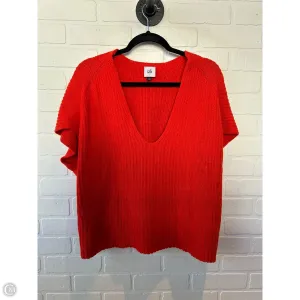 Sweater Short Sleeve By Cabi In Orange, Size: S