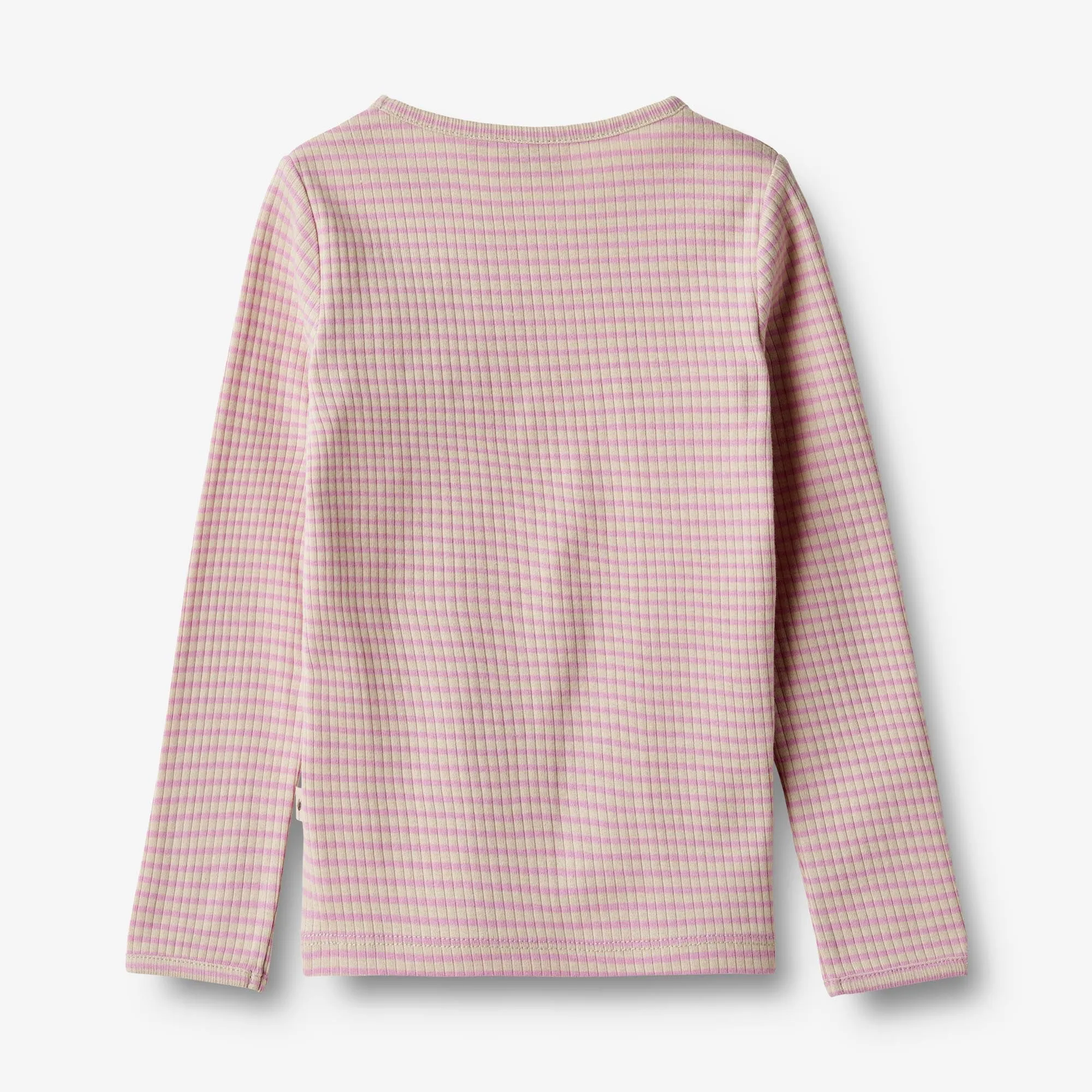 T-Shirt L/S Britt - pink lilac stripe Wheat