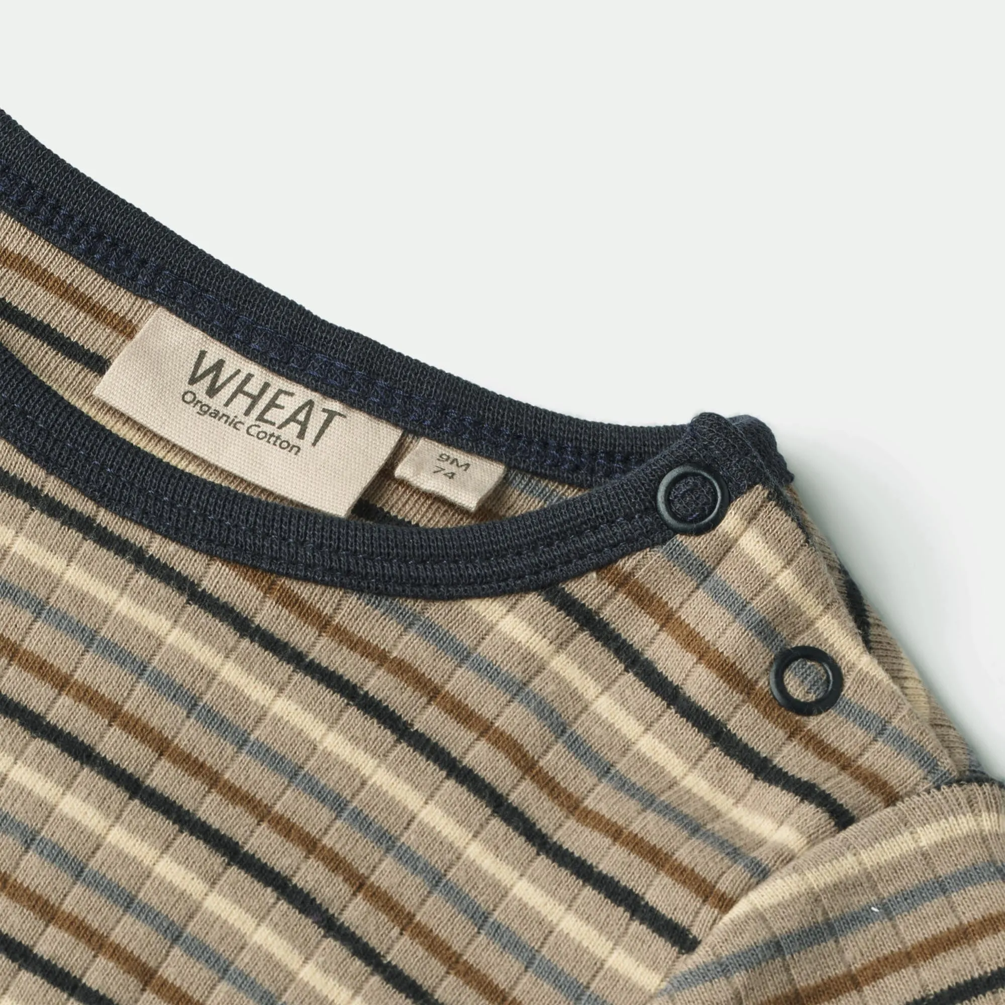 T-Shirt Stig | Baby - multi stripe Wheat
