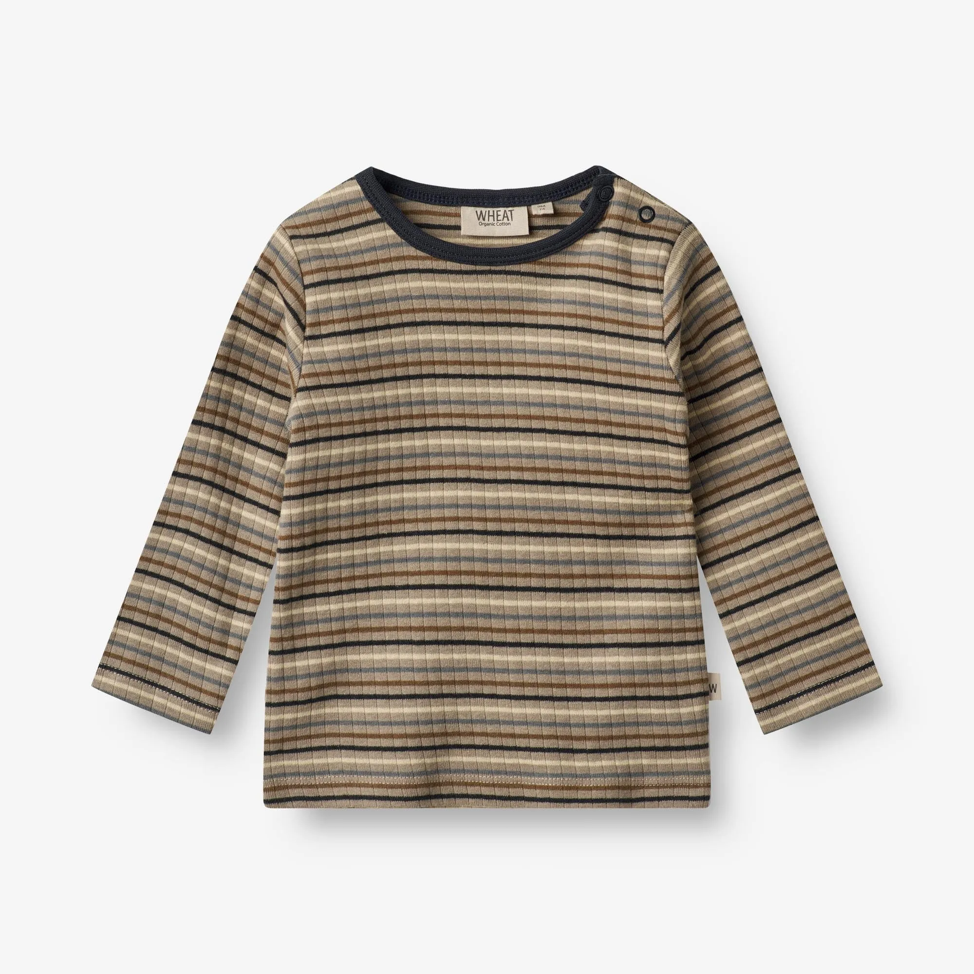 T-Shirt Stig | Baby - multi stripe Wheat