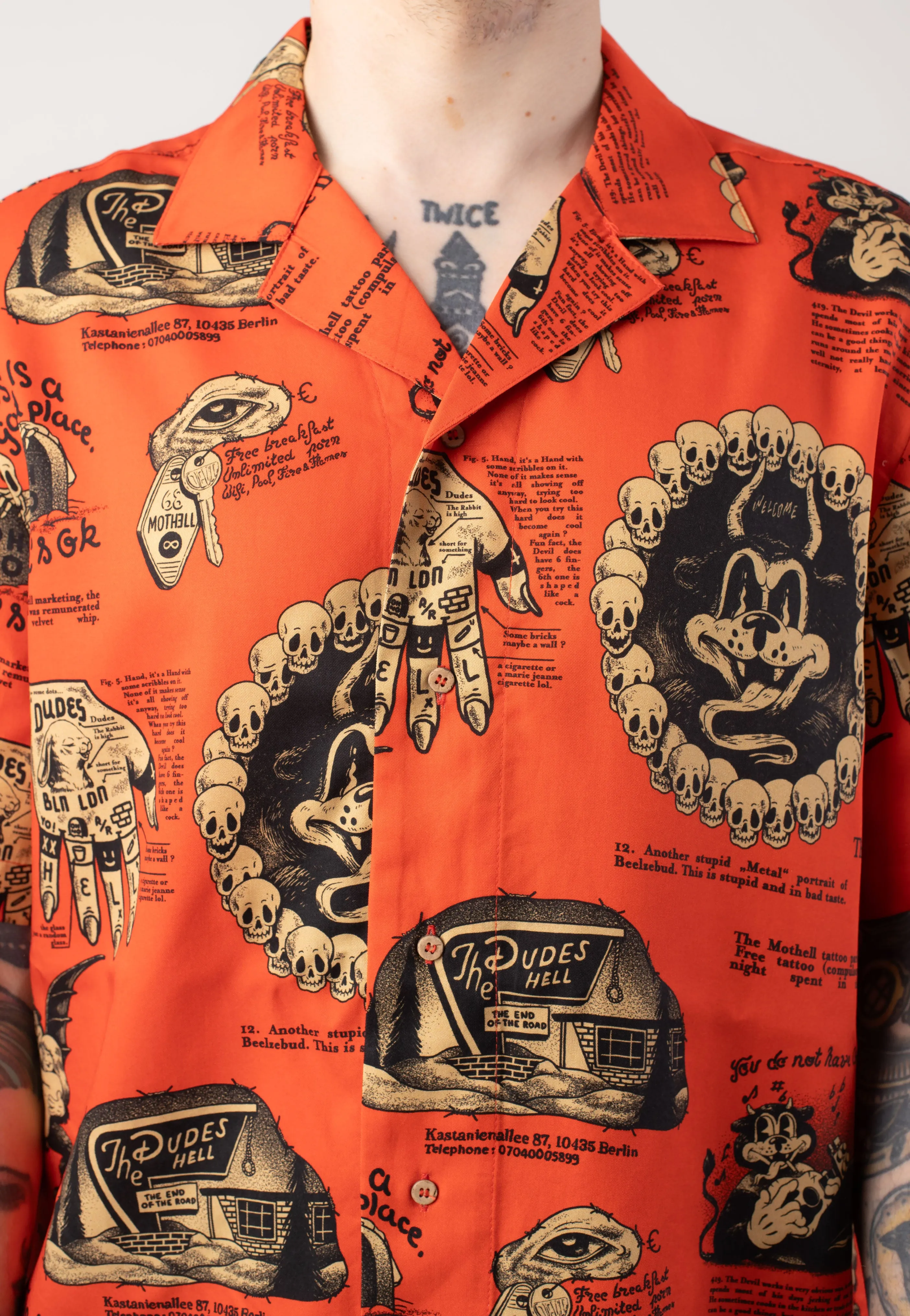 The Dudes - Beelzebud Red Hawaiian - Shirt